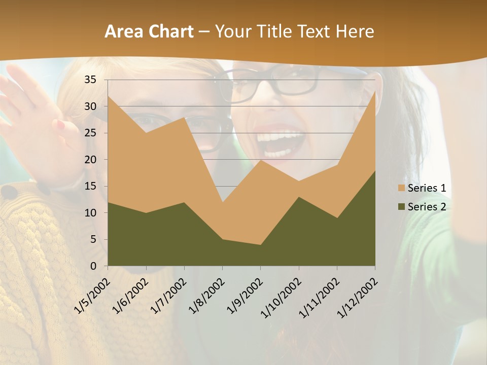 A Man And Woman Sitting At A Table With A Cup Of Coffee PowerPoint Template