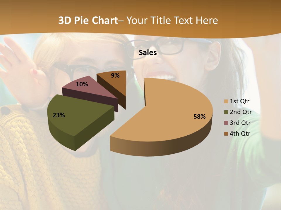 A Man And Woman Sitting At A Table With A Cup Of Coffee PowerPoint Template