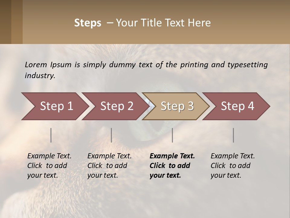 A Close Up Of A Cat's Green Eyes PowerPoint Template