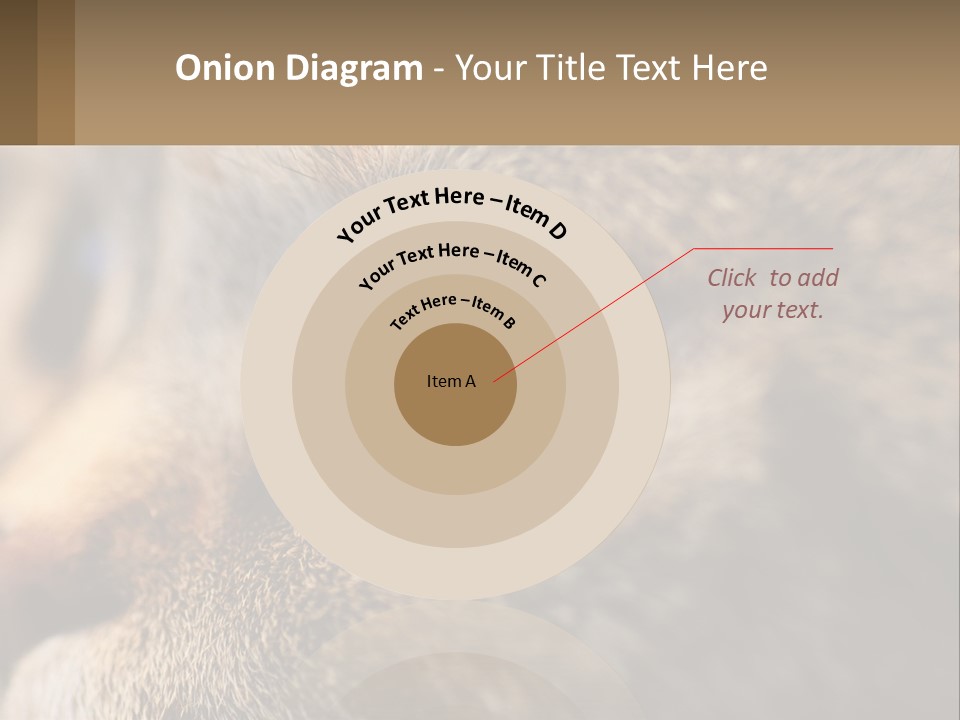 A Close Up Of A Cat's Green Eyes PowerPoint Template
