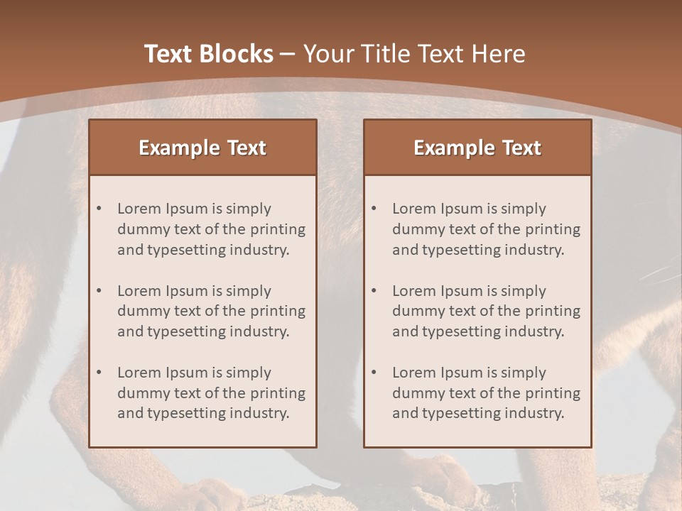 A Mountain Lion Walking Across A Desert Landscape PowerPoint Template