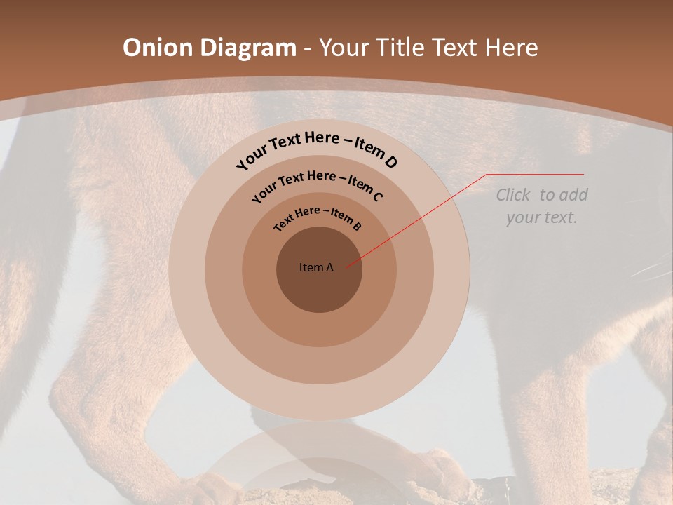 A Mountain Lion Walking Across A Desert Landscape PowerPoint Template