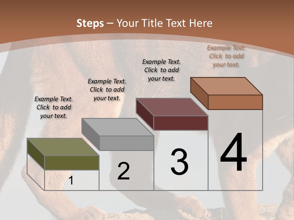 A Mountain Lion Walking Across A Desert Landscape PowerPoint Template