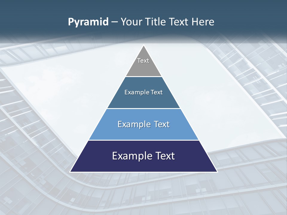 A Blue Building Powerpoint Presentation Template PowerPoint Template
