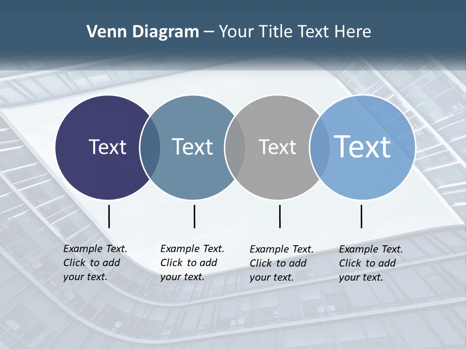A Blue Building Powerpoint Presentation Template PowerPoint Template