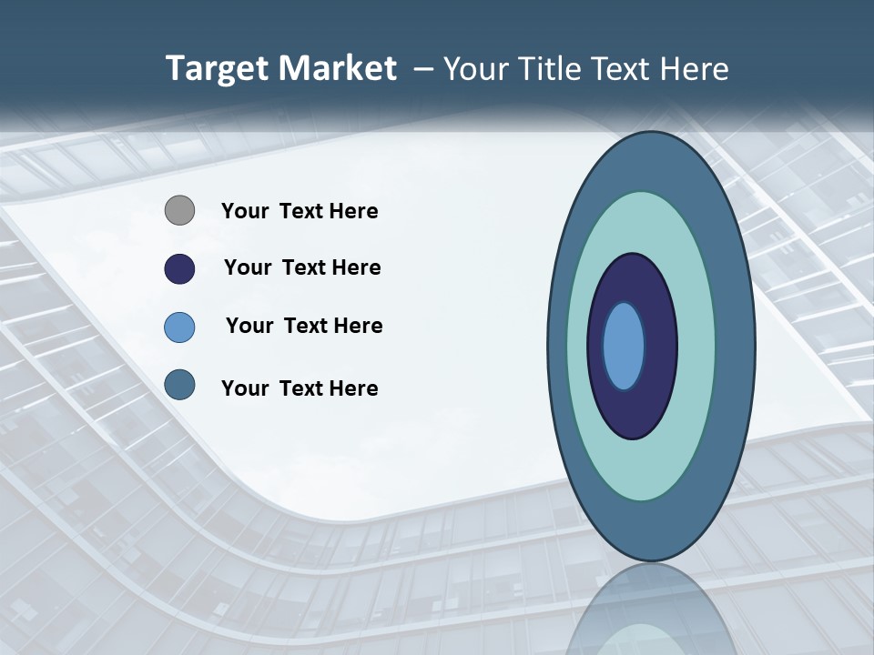 A Blue Building Powerpoint Presentation Template PowerPoint Template