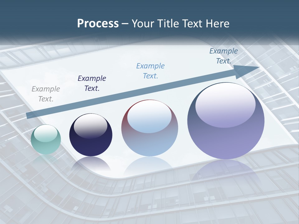A Blue Building Powerpoint Presentation Template PowerPoint Template