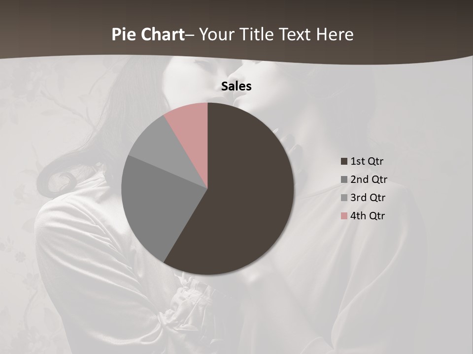 Two Women Are Touching Each Other With Their Hands PowerPoint Template