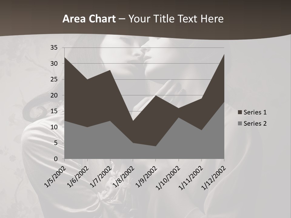 Two Women Are Touching Each Other With Their Hands PowerPoint Template