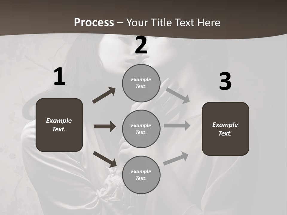 Two Women Are Touching Each Other With Their Hands PowerPoint Template