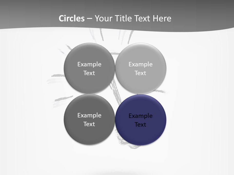 A Light Bulb With A Gray Background PowerPoint Template
