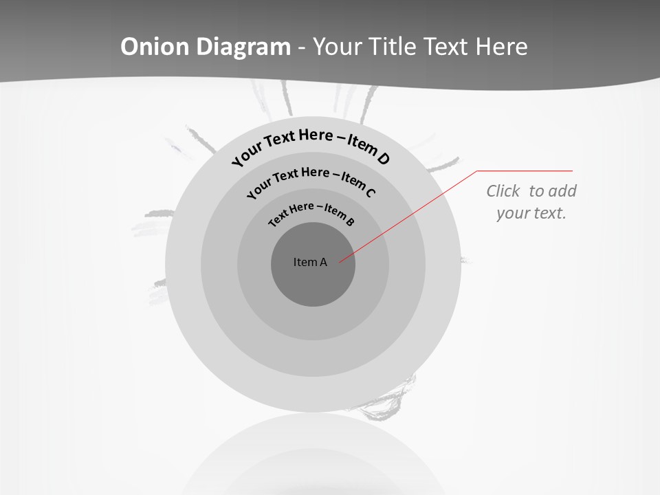 A Light Bulb With A Gray Background PowerPoint Template