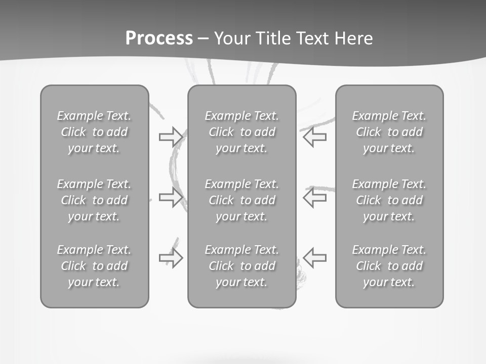 A Light Bulb With A Gray Background PowerPoint Template