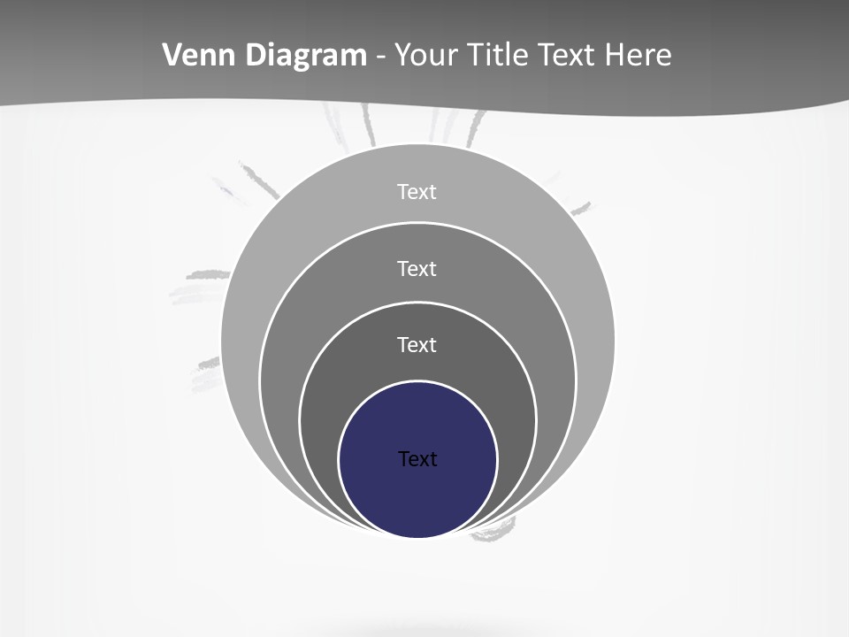 A Light Bulb With A Gray Background PowerPoint Template