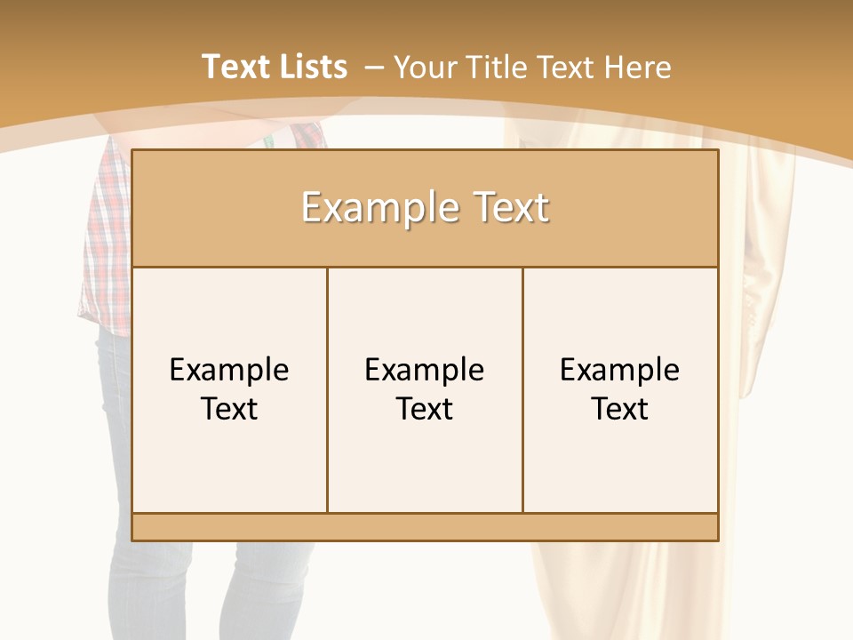 A Woman Standing Next To A Dress On A Mannequin PowerPoint Template