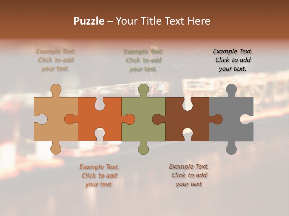 A Person Pouring A Beverage Into A Row Of Glasses PowerPoint Template