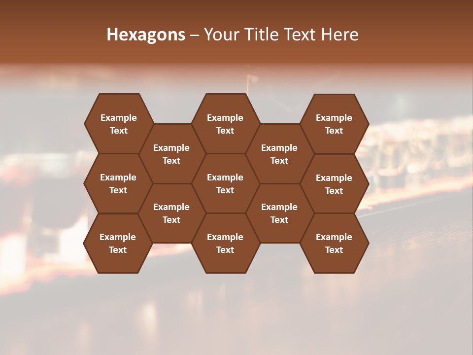 A Person Pouring A Beverage Into A Row Of Glasses PowerPoint Template