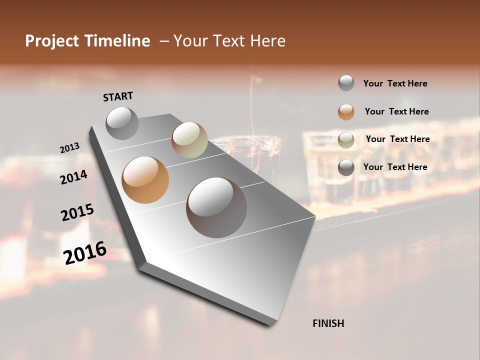 A Person Pouring A Beverage Into A Row Of Glasses PowerPoint Template