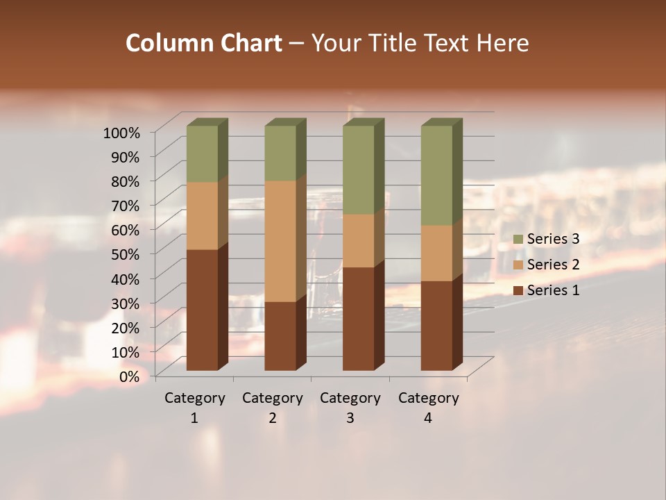A Person Pouring A Beverage Into A Row Of Glasses PowerPoint Template