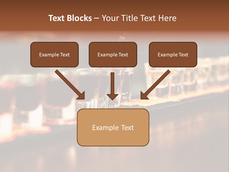 A Person Pouring A Beverage Into A Row Of Glasses PowerPoint Template