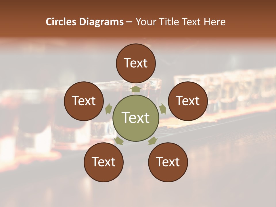 A Person Pouring A Beverage Into A Row Of Glasses PowerPoint Template