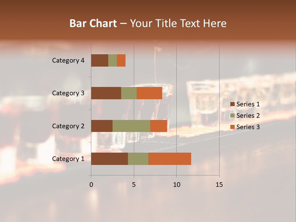 A Person Pouring A Beverage Into A Row Of Glasses PowerPoint Template
