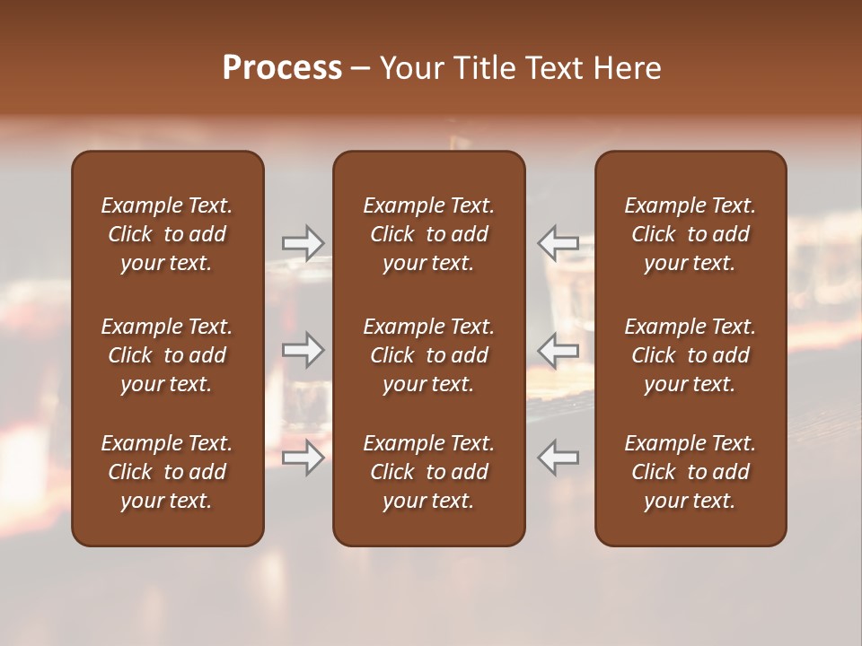 A Person Pouring A Beverage Into A Row Of Glasses PowerPoint Template