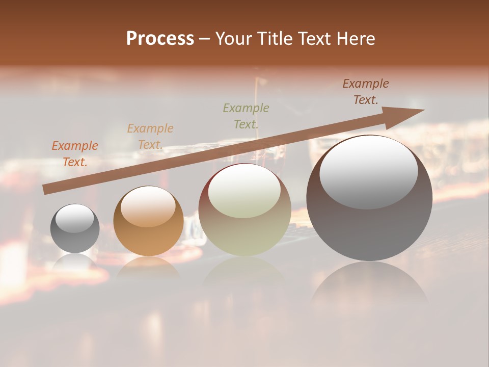 A Person Pouring A Beverage Into A Row Of Glasses PowerPoint Template