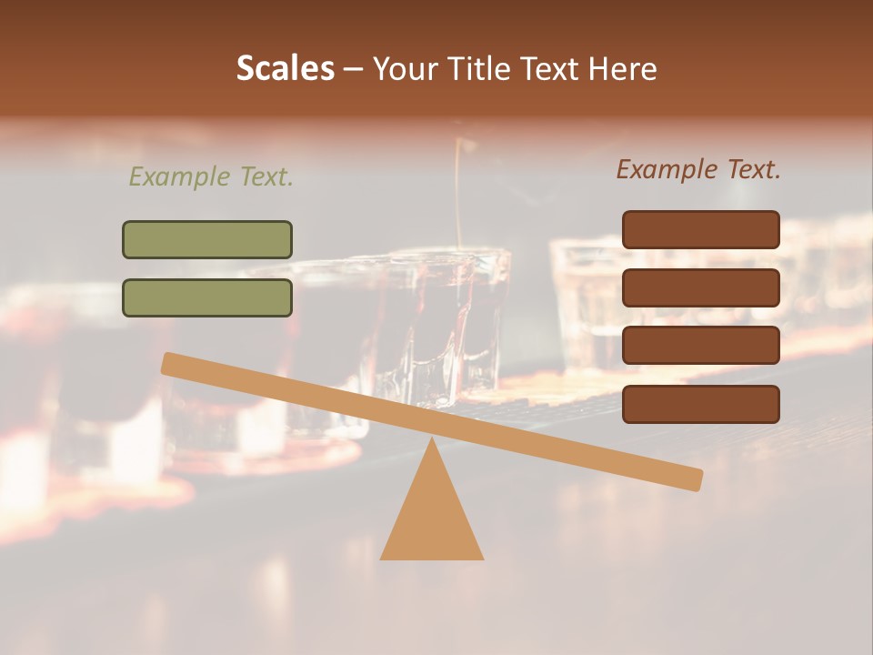 A Person Pouring A Beverage Into A Row Of Glasses PowerPoint Template