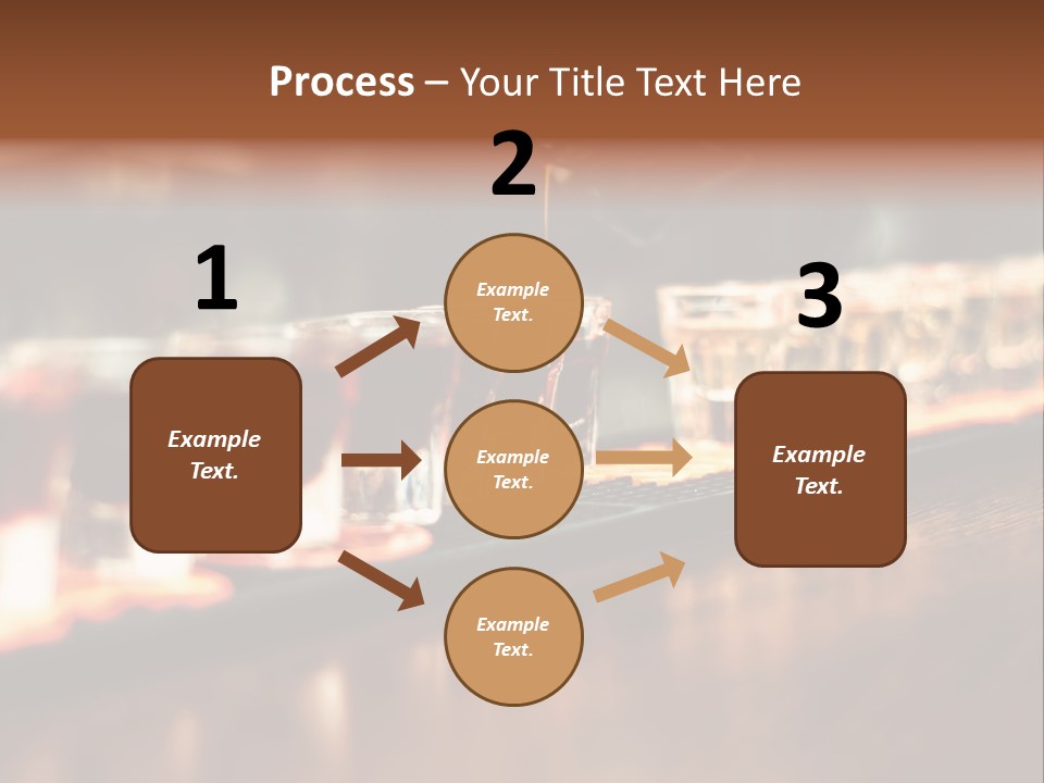 A Person Pouring A Beverage Into A Row Of Glasses PowerPoint Template