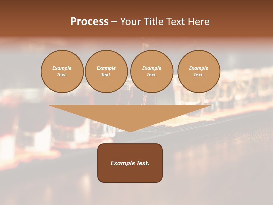 A Person Pouring A Beverage Into A Row Of Glasses PowerPoint Template