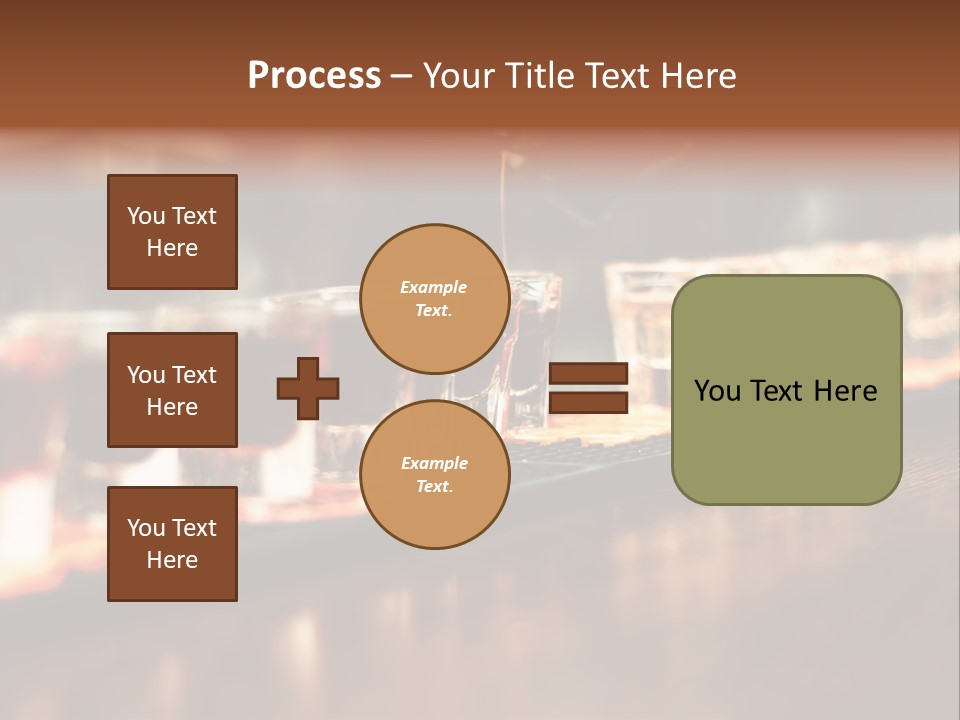 A Person Pouring A Beverage Into A Row Of Glasses PowerPoint Template