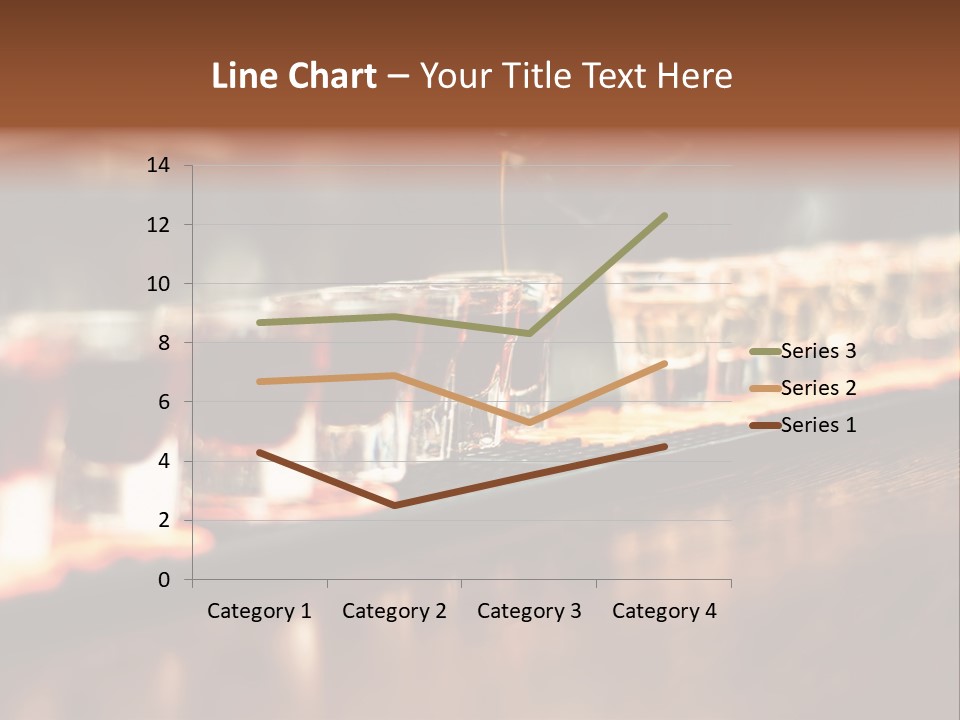 A Person Pouring A Beverage Into A Row Of Glasses PowerPoint Template