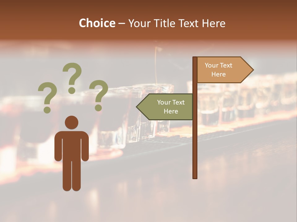 A Person Pouring A Beverage Into A Row Of Glasses PowerPoint Template