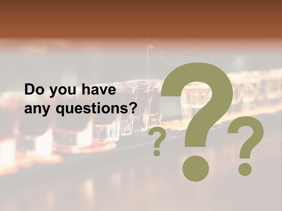 A Person Pouring A Beverage Into A Row Of Glasses PowerPoint Template