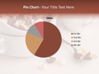 A Bowl Of Cereal With A Spoon Next To It PowerPoint Template
