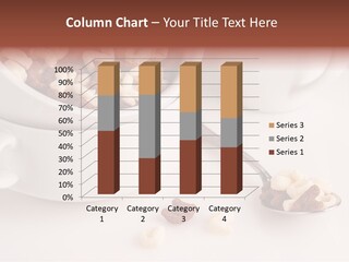 A Bowl Of Cereal With A Spoon Next To It PowerPoint Template