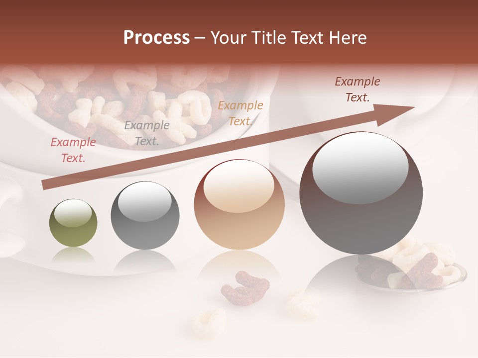 A Bowl Of Cereal With A Spoon Next To It PowerPoint Template