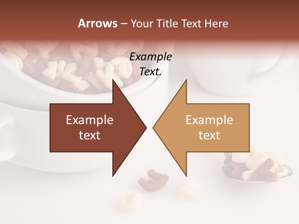 A Bowl Of Cereal With A Spoon Next To It PowerPoint Template