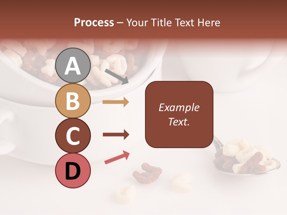 A Bowl Of Cereal With A Spoon Next To It PowerPoint Template