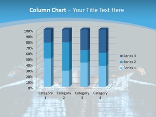 A Man Swimming In The Water Powerpoint Presentation PowerPoint Template