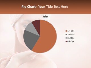 A Woman With A Towel On Her Head PowerPoint Template