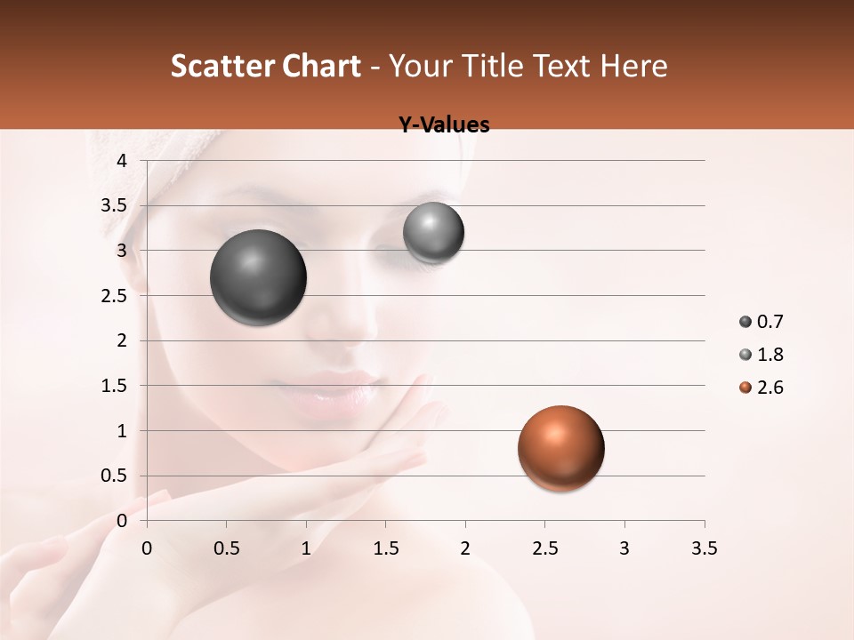 A Woman With A Towel On Her Head PowerPoint Template