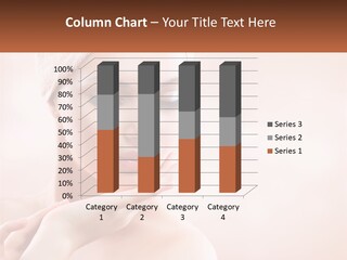 A Woman With A Towel On Her Head PowerPoint Template
