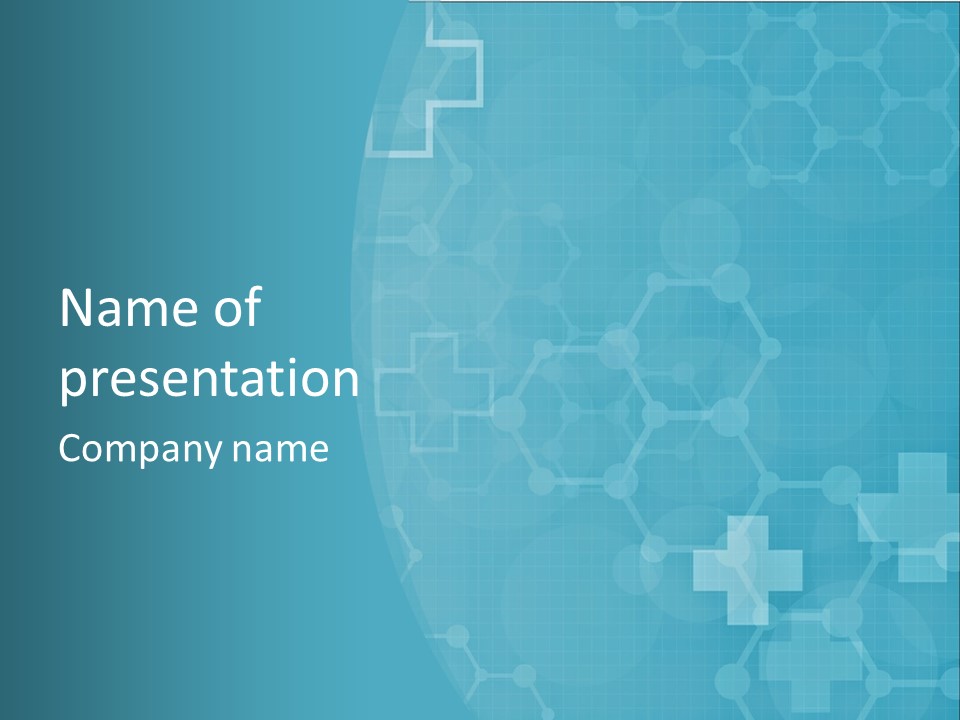 A Powerpoint Presentation With A Blue Background PowerPoint Template