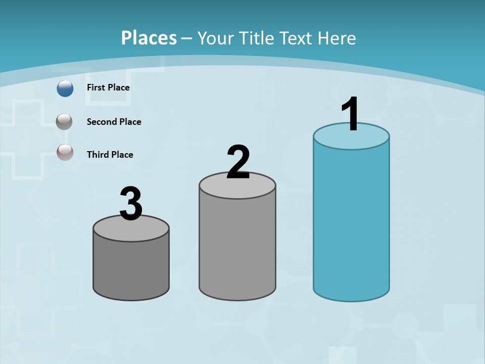 A Powerpoint Presentation With A Blue Background PowerPoint Template