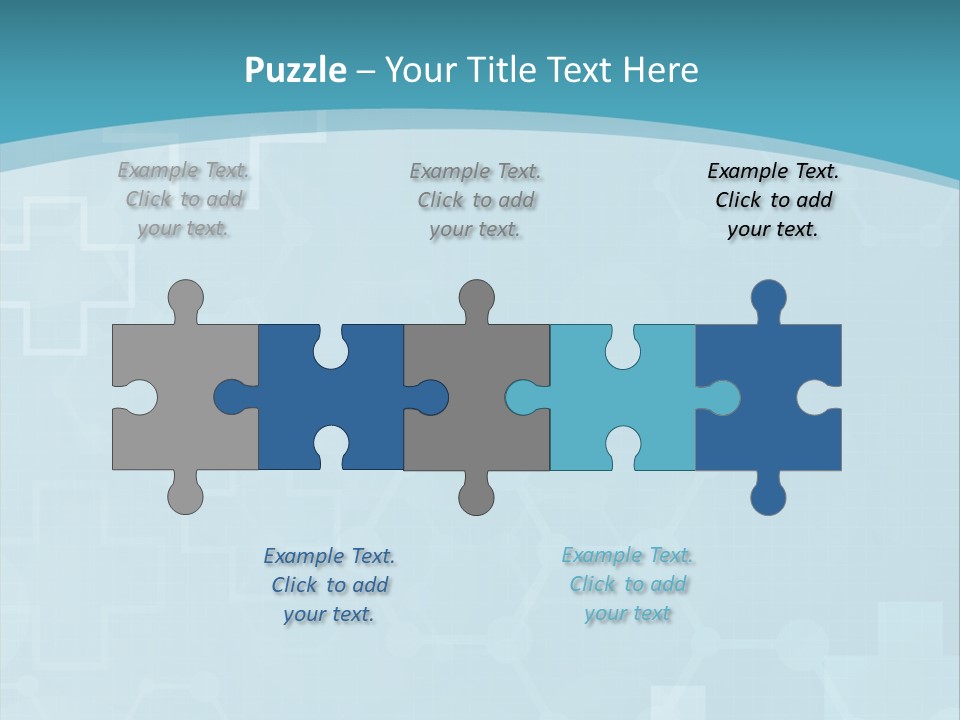 A Powerpoint Presentation With A Blue Background PowerPoint Template