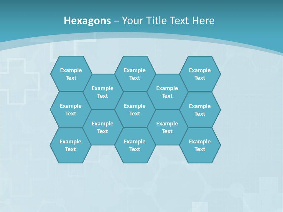 A Powerpoint Presentation With A Blue Background PowerPoint Template