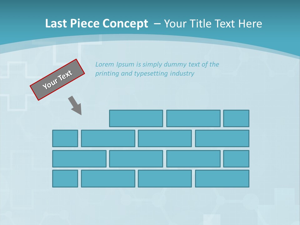 A Powerpoint Presentation With A Blue Background PowerPoint Template