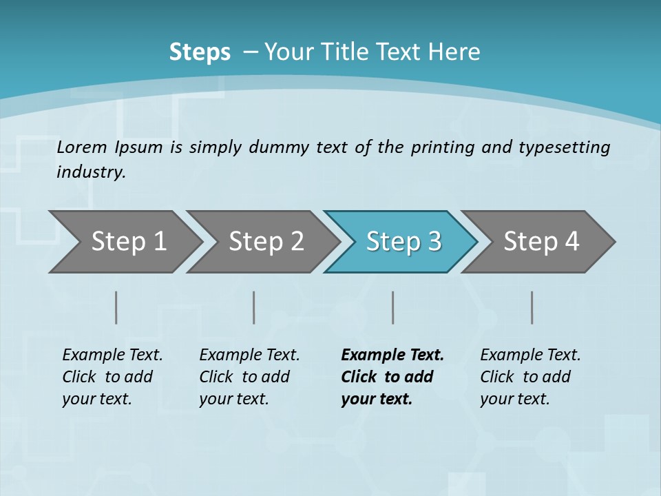 A Powerpoint Presentation With A Blue Background PowerPoint Template